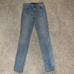 J Brand Maria High Rise Skinny Jeans Women’s Size 25 Light Wash Stretch